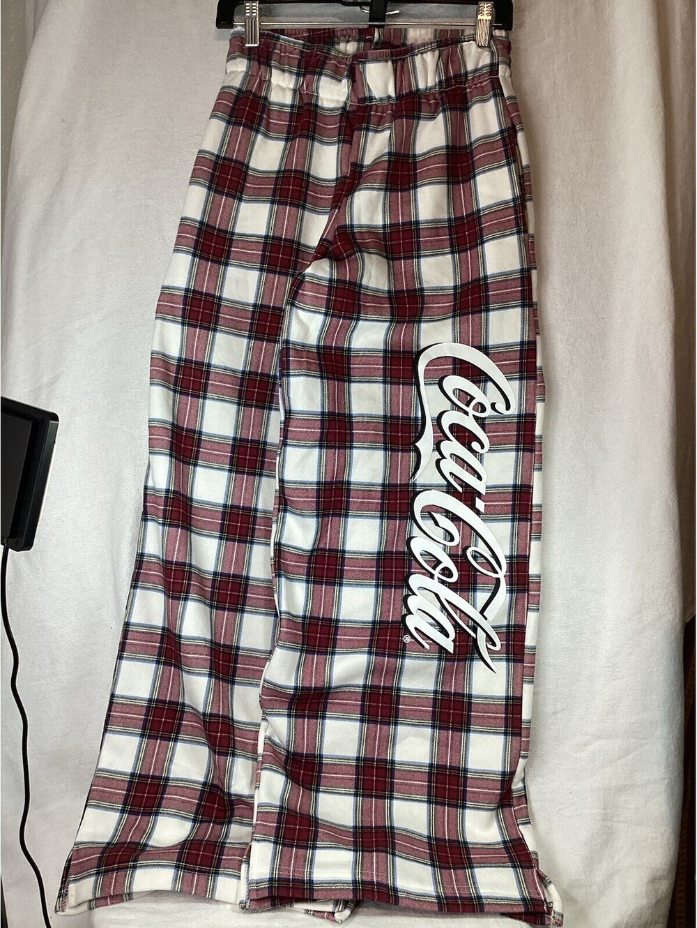 Coca-Cola Women's Size S Plaid Loungewear Sleep Pants